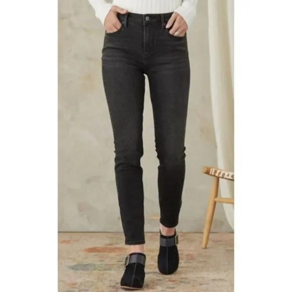 Driftwood Jackie Black High Rise Ankle Jeans